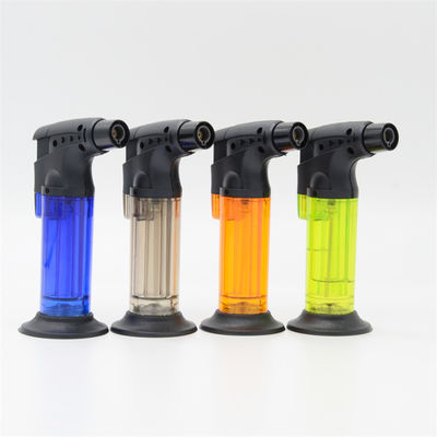 Jet Flame Gas Cocina Encendedor de butano Vela Campfire Encendedor a prueba de viento recargable